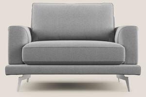 Dorian poltrona moderna in tessuto smacchiabile T05 grigio