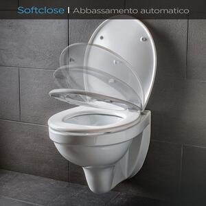 Blumfeldt Kaiana, Tavoletta per WC, Forma a O, Abbassamento Automatico, Antibatterica