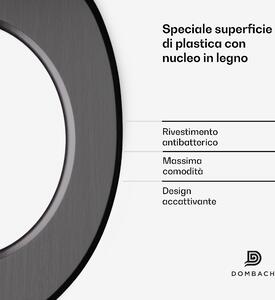 Blumfeldt Siena - Tavoletta per WC, tonda, abbassamento automatico, antibatterica