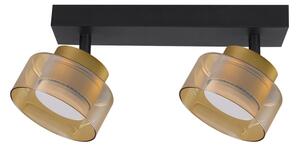 Brilagi - LED Faretto AURA LUX 2xGX53/30W/230V nero/oro
