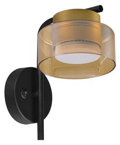 Brilagi - LED Lampada da parete AURA LUX 1xGX53/30W/230V nero/oro