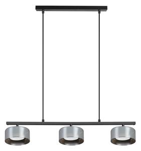 Brilagi - LED Lampadario a sospensione su cavo AURA LUX 3xGX53/30W/230V nero/fumé