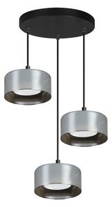 Brilagi - LED Lampada a sospensione su cavo AURA LUX 3xGX53/30W/230V nero/fumé