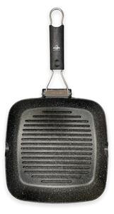 Bistecchiera Antiaderente 1 Manico 26x26 cm Olympia Hard Cook