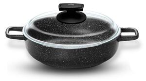 Tegame con Coperchio in Vetro Antiaderente 2 Manici Ø20 cm Olympia Hard Cook