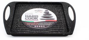 Vassoio Grill Quadrato Antiaderente 2 Maniglie 25x25 cm Olympia Hard Cook