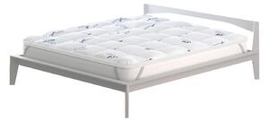 Topper Matrimoniale Trapuntato 300 gr/mq con Elastici Air Traspirante Bianco