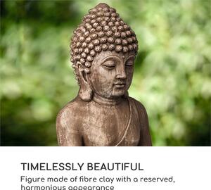 Blumfeldt Gautama Figura Decorativa da Giardino 43x61x34 cm Fibreclay marrone