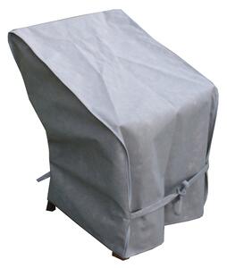 Custodia Fodera per Sedie da Giardino Impilabili 65x65x90/120 cm in Mytex Impermeabile Taupe