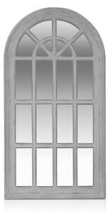 Casa Chic Savile specchio finestra francese, cornice di legno, 86 x 46 cm