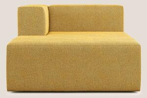 Nettuno modulo chaise longue in morbido tessuto bouclè T07 giallo