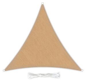 Blumfeldt Vela parasole triangolare 5 x 5 x 5 m poliestere permeabile all'aria