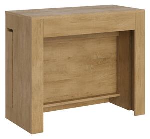 Consolle Tavolo Allungabile 90-302x42x75 cm Evolve Quercia Natura