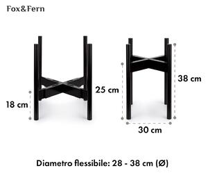 Fox & Fern Deventer, piedistallo per vasi da 20,3-30,5 cm O, 2 altezze