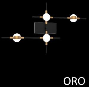 Applique 4 elementi molecular mb18001067-4agol oro
