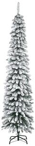 Albero di Natale Artificiale Innevato 210 cm 490 Rami a 3 Sezioni Verde