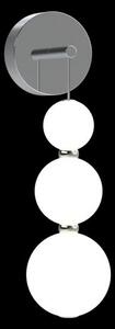 Applique 3 sfere perla mb21001033-1bchr cromo