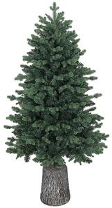 Albero di Natale Artificiale 150 cm 994 Rami Realistico Base in Resina Verde