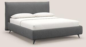 EROS letto imbottito in piuma con vano contenitore in pregiato e fresc