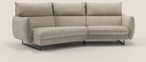 Monamour divano moderno angolare con opzione relax elettrico in microf