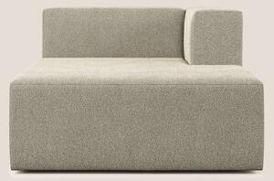 Nettuno modulo chaise longue in morbido tessuto bouclè T07 beige