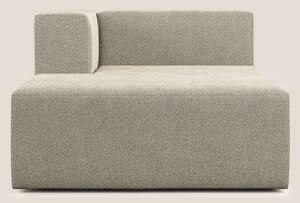 Nettuno modulo chaise longue in morbido tessuto bouclè T07 beige