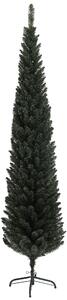Albero di Natale Artificiale 195 cm 390 Rami Design Alto e Stretto Verde