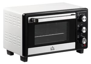 Fornetto Elettrico 1400W 16L 3 Metodi di Cottura e Timer Bianco