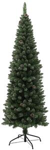 Albero di Natale Artificiale 180 cm 618 Rami con Pigne Verde