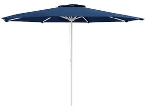 Outsunny Ombrellone da Giardino ad Altezza Regolabile in Metallo e Poliestere, Ø292x242 cm, Blu Scuro|Aosom
