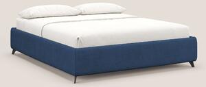 Sara sommier con giroletto contenitore in tessuto impermeabile T02 blu