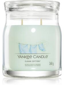 Yankee Candle Clean Cotton candela profumata Signature 368 g