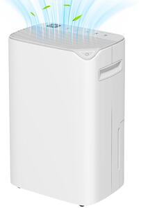 Deumidificatore Portatile Serbatoio 2,5L 32x23x49 cm Bianco