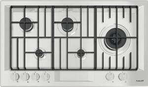 FOSTER Piano cottura 5 Fuochi a gas da incasso (1 Bruciatore Dual) Larghezza 85 con Griglie in Ghisa / Finitura Spazzolato colore Inox - 7201 032 -