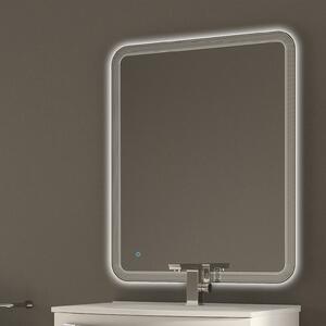 Specchio con illuminazione integrata bagno rettangolare L 74 x H 90 cm BADEN HAUS