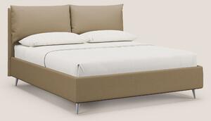 Elsa letto imbottito con vano contenitore in tessuto smacchiabile T05