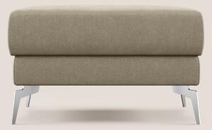 Star Pouf con piedini alti in microfibra impermeabile T11 tortora