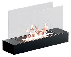 Camino a Bioetanolo da Tavolo 60x20x35 cm 2000W 1,5L Mantova Nero