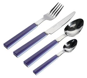 Posate blu in acciaio inox 16 pz per 4 persone Poppy – ONA