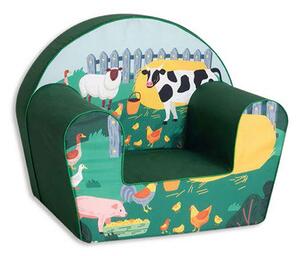 Poltroncina per Bambini 42x31x50 cm in Cotone Fattoria Verde