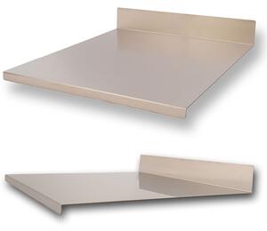 Tagliere Spianatoia per Alimenti Professionale con Alzatina 40x50 AISI 304