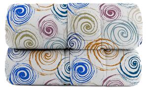 Trapunta Invernale Singola Stampata in Microfibra 200gr Spirals