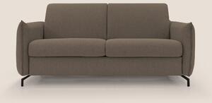 Scarlet divano letto in tessuto misto cotone impermeabile T19 marrone