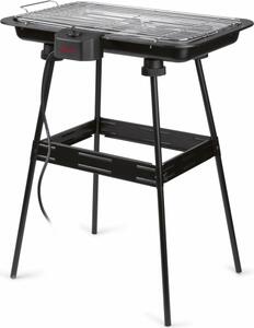Girmi BQ21 Barbecue Elettrico 2200 Watt Da Tavolo Nero Acciaio Inossidabile