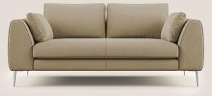 Plano divano moderno in microfibra tecnica smacchiabile T11 beige