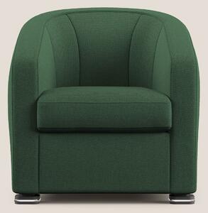 Cloe Poltroncina in tessuto smacchiabile con acqua QuickClean T08 verd