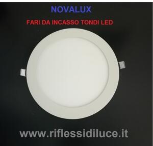 Novalux ring faro incasso tondo diametro 170 mm led 11w luce bianca calda