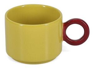 Tazza color senape in gres 280 ml Lou – ONA