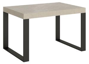 Tavolo Allungabile 140-244x90x77 cm Tecno Cashmere Gambe Antracite