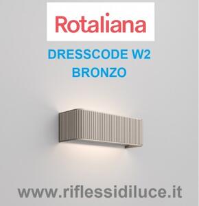 Rotaliana dresscode w2 bronzo led 29w 3000° k on/off